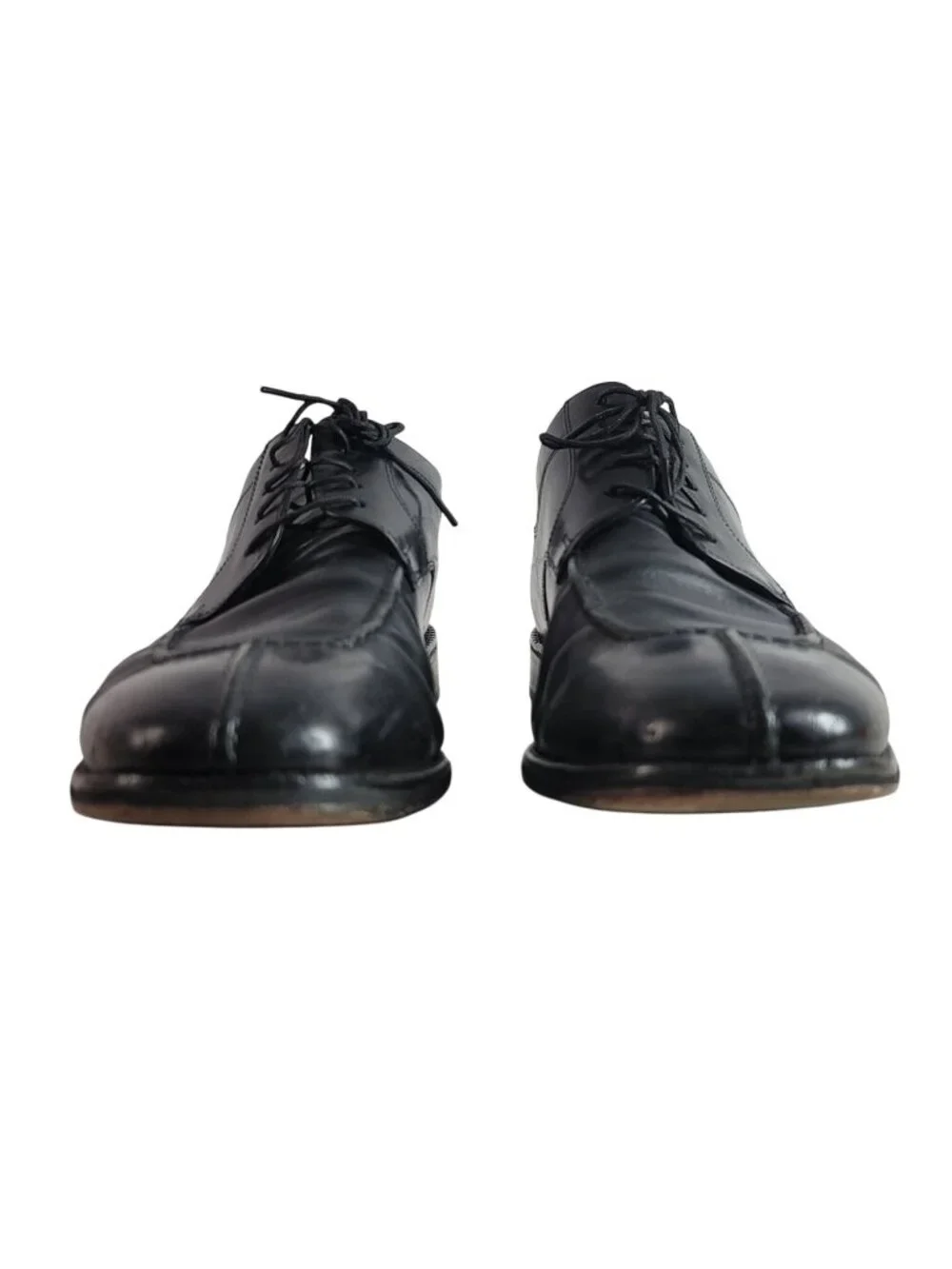 Cole Haan Mens Leather Oxfords Dress Shoes Black Size 10M Lace Up #C01594